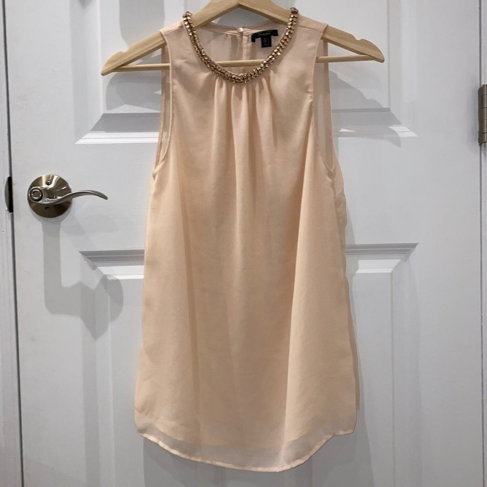 Zara Light Ballet Pink Sheer Top